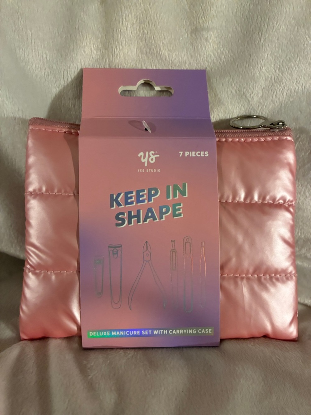 Othr Pink Deluxe Manicure Set with Carrying Case